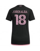 Inter Miami Jordi Alba #18 Vieraspaita Naisten 2023-24 Lyhythihainen